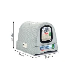 Beeztees Curver Kattenbak Grijs -Virbac Winkel curver kattenbak grijs 2