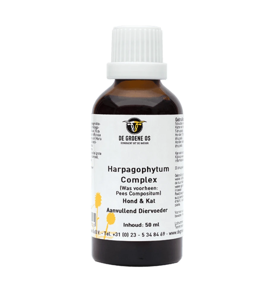 De Groene Os Harpagophytum Complex Hond & Kat - 50 Ml 1 De Groene Os Harpagophytum Complex Hond & Kat - 50 Ml