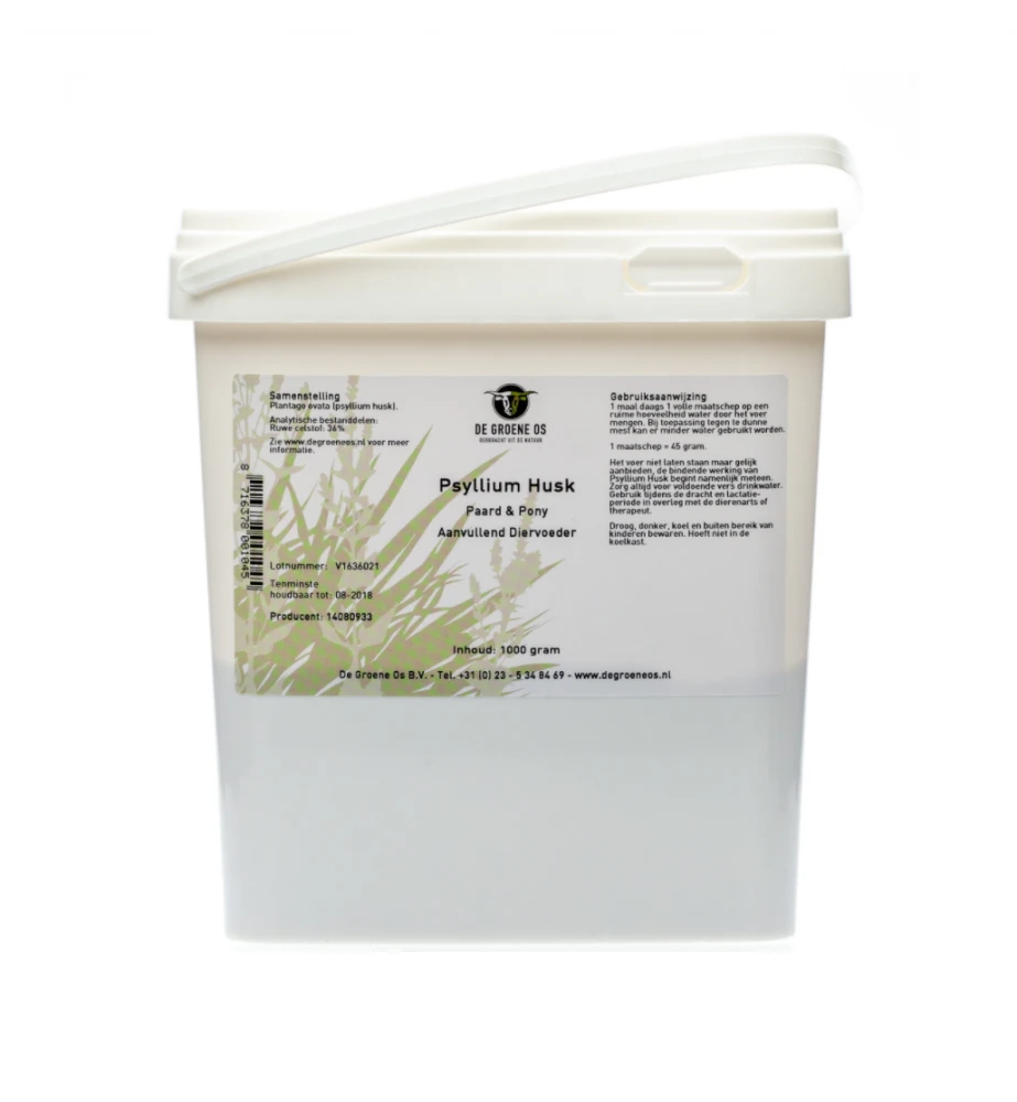 De Groene Os Psyllium Husk - 1 Kg 1 De Groene Os Psyllium Husk - 1 Kg