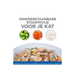 Hill's Science Plan Healthy Cuisine Kitten Stoofpotje Kip & Zeevis - 4 X 12 X 80 Gram -Virbac Winkel hill s science plan healthy cuisine kitten stoofpotje kip zeevis 4 x 12 x 80 gram 2