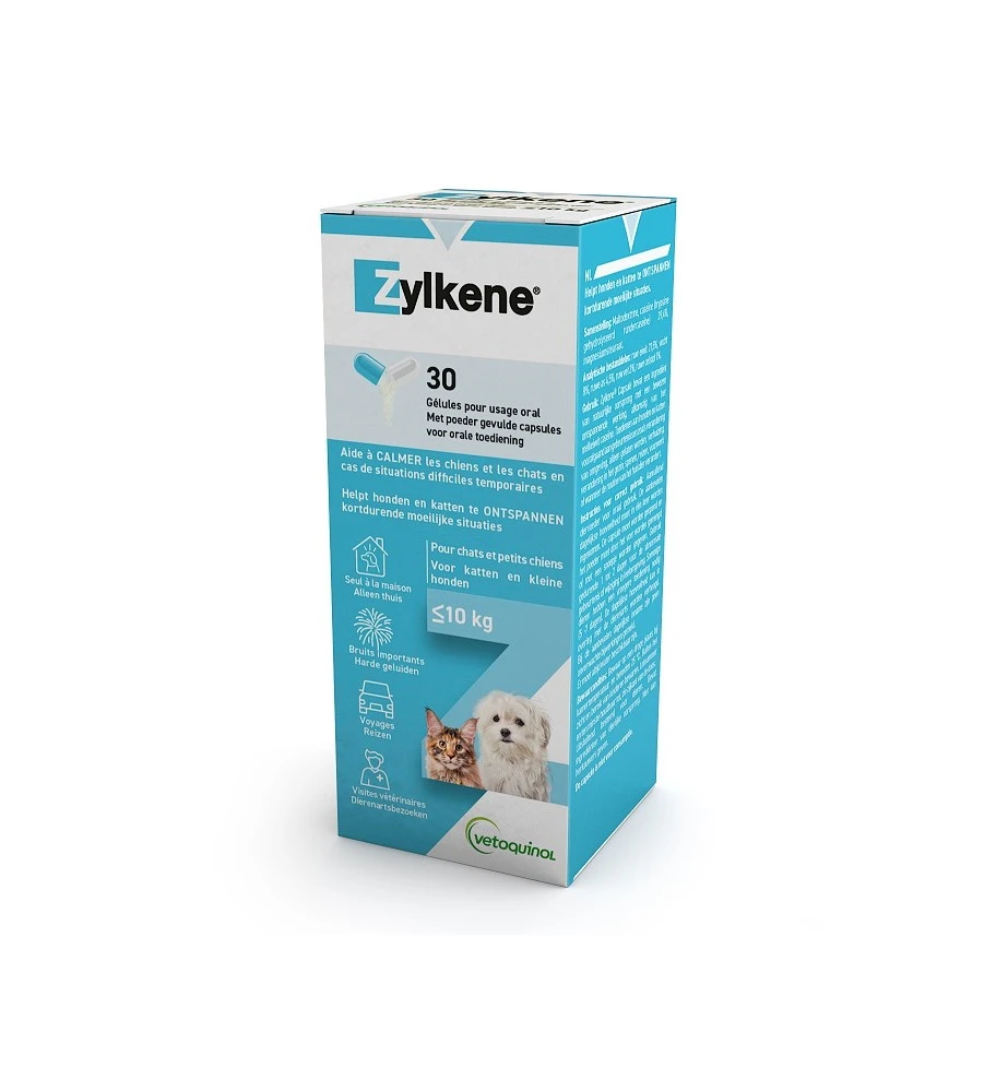 Vetoquinol Zylkène 75 Mg Capsules (- 10 Kg) 2 Vetoquinol Zylkène 75 Mg Capsules (- 10 Kg) - Afbeelding 2