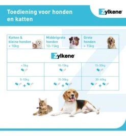 Vetoquinol Zylkène 75 Mg Capsules (- 10 Kg) 14 Vetoquinol Zylkène 75 Mg Capsules (- 10 Kg) -Virbac Winkel zylkene 75 mg capsules 6