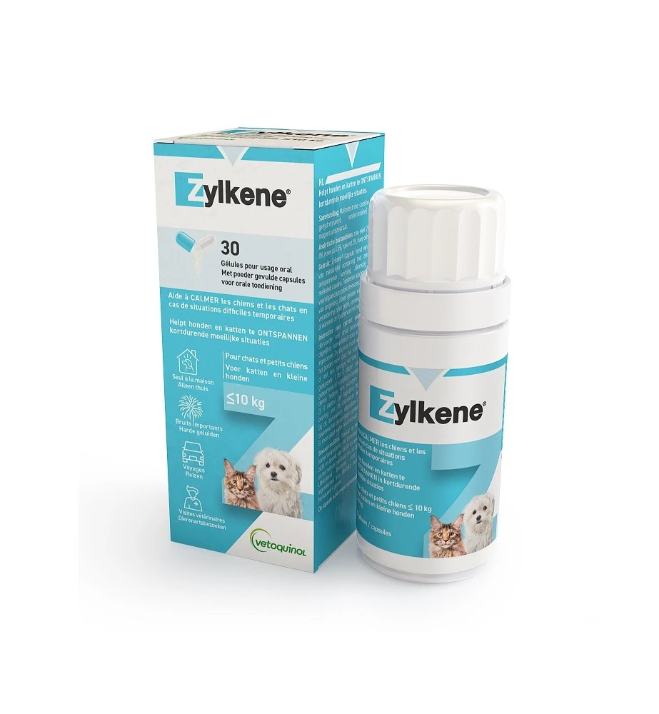 Vetoquinol Zylkène 75 Mg Capsules (- 10 Kg) 1 Vetoquinol Zylkène 75 Mg Capsules (- 10 Kg)